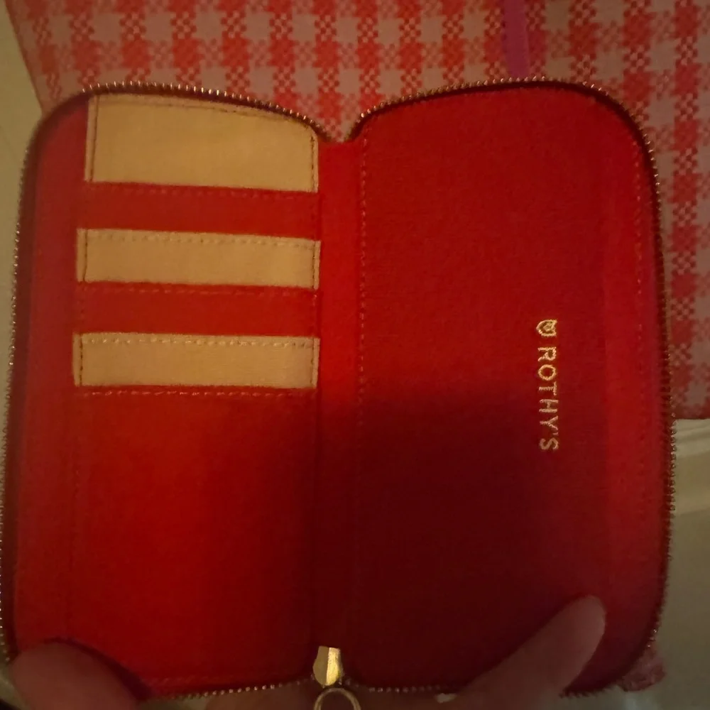 Rothy's Red and White Checkered Tote Bag - Picture 2 of 9